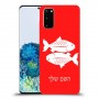 דגים כיסוי מגן קשיח בעיצוב אישי עם השם שלך ל Samsung Galaxy S20 יחידה אחת סקרין מובייל