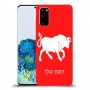 שור כיסוי מגן קשיח בעיצוב אישי עם השם שלך ל Samsung Galaxy S20 יחידה אחת סקרין מובייל