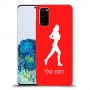 ג'וגלין - אישה כיסוי מגן קשיח בעיצוב אישי עם השם שלך ל Samsung Galaxy S20 יחידה אחת סקרין מובייל
