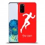 רץ כיסוי מגן קשיח בעיצוב אישי עם השם שלך ל Samsung Galaxy S20 יחידה אחת סקרין מובייל