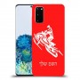 אופנוע שלג כיסוי מגן קשיח בעיצוב אישי עם השם שלך ל Samsung Galaxy S20 יחידה אחת סקרין מובייל