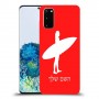 גלישה כיסוי מגן קשיח בעיצוב אישי עם השם שלך ל Samsung Galaxy S20 יחידה אחת סקרין מובייל