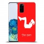 אימון ספורט - אישה כיסוי מגן קשיח בעיצוב אישי עם השם שלך ל Samsung Galaxy S20 יחידה אחת סקרין מובייל