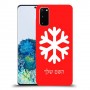 שלג כיסוי מגן קשיח בעיצוב אישי עם השם שלך ל Samsung Galaxy S20 יחידה אחת סקרין מובייל