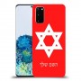 מגן דוד - ישראל כיסוי מגן קשיח בעיצוב אישי עם השם שלך ל Samsung Galaxy S20 יחידה אחת סקרין מובייל