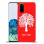 עץ כיסוי מגן קשיח בעיצוב אישי עם השם שלך ל Samsung Galaxy S20 יחידה אחת סקרין מובייל