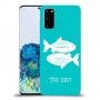 דגים כיסוי מגן קשיח בעיצוב אישי עם השם שלך ל Samsung Galaxy S20 יחידה אחת סקרין מובייל