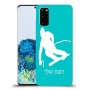 סקִי כיסוי מגן קשיח בעיצוב אישי עם השם שלך ל Samsung Galaxy S20 יחידה אחת סקרין מובייל