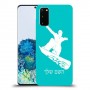 סנובורד כיסוי מגן קשיח בעיצוב אישי עם השם שלך ל Samsung Galaxy S20 יחידה אחת סקרין מובייל
