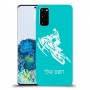 אופנוע שלג כיסוי מגן קשיח בעיצוב אישי עם השם שלך ל Samsung Galaxy S20 יחידה אחת סקרין מובייל