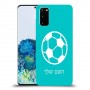 כדורגל - כדור כיסוי מגן קשיח בעיצוב אישי עם השם שלך ל Samsung Galaxy S20 יחידה אחת סקרין מובייל