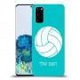 כדורעף - כדור כיסוי מגן קשיח בעיצוב אישי עם השם שלך ל Samsung Galaxy S20 יחידה אחת סקרין מובייל