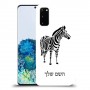 זברה כיסוי מגן קשיח בעיצוב אישי עם השם שלך ל Samsung Galaxy S20 יחידה אחת סקרין מובייל