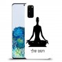יוגה כיסוי מגן קשיח בעיצוב אישי עם השם שלך ל Samsung Galaxy S20 יחידה אחת סקרין מובייל
