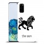 אריה כיסוי מגן קשיח בעיצוב אישי עם השם שלך ל Samsung Galaxy S20 יחידה אחת סקרין מובייל