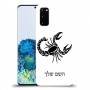 עקרב כיסוי מגן קשיח בעיצוב אישי עם השם שלך ל Samsung Galaxy S20 יחידה אחת סקרין מובייל
