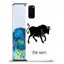 שור כיסוי מגן קשיח בעיצוב אישי עם השם שלך ל Samsung Galaxy S20 יחידה אחת סקרין מובייל