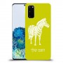 זברה כיסוי מגן קשיח בעיצוב אישי עם השם שלך ל Samsung Galaxy S20 יחידה אחת סקרין מובייל