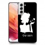 אישה אהבה כיסוי מגן קשיח בעיצוב אישי עם השם שלך ל Samsung Galaxy S21 5G יחידה אחת סקרין מובייל