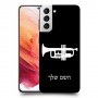 חצוצרה כיסוי מגן קשיח בעיצוב אישי עם השם שלך ל Samsung Galaxy S21 5G יחידה אחת סקרין מובייל