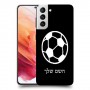 כדורגל - כדור כיסוי מגן קשיח בעיצוב אישי עם השם שלך ל Samsung Galaxy S21 5G יחידה אחת סקרין מובייל