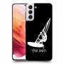 גלישת מפרש כיסוי מגן קשיח בעיצוב אישי עם השם שלך ל Samsung Galaxy S21 5G יחידה אחת סקרין מובייל