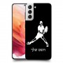 שחקן טניס כיסוי מגן קשיח בעיצוב אישי עם השם שלך ל Samsung Galaxy S21 5G יחידה אחת סקרין מובייל