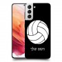 כדורעף - כדור כיסוי מגן קשיח בעיצוב אישי עם השם שלך ל Samsung Galaxy S21 5G יחידה אחת סקרין מובייל