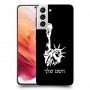 פסל החירות כיסוי מגן קשיח בעיצוב אישי עם השם שלך ל Samsung Galaxy S21 5G יחידה אחת סקרין מובייל