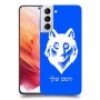 זאב כיסוי מגן קשיח בעיצוב אישי עם השם שלך ל Samsung Galaxy S21 5G יחידה אחת סקרין מובייל