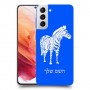 זברה כיסוי מגן קשיח בעיצוב אישי עם השם שלך ל Samsung Galaxy S21 5G יחידה אחת סקרין מובייל