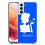 אישה אהבה כיסוי מגן קשיח בעיצוב אישי עם השם שלך ל Samsung Galaxy S21 5G יחידה אחת סקרין מובייל