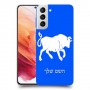 שור כיסוי מגן קשיח בעיצוב אישי עם השם שלך ל Samsung Galaxy S21 5G יחידה אחת סקרין מובייל
