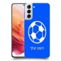 כדורגל - כדור כיסוי מגן קשיח בעיצוב אישי עם השם שלך ל Samsung Galaxy S21 5G יחידה אחת סקרין מובייל