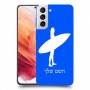 גלישה כיסוי מגן קשיח בעיצוב אישי עם השם שלך ל Samsung Galaxy S21 5G יחידה אחת סקרין מובייל