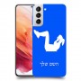 אימון ספורט - אישה כיסוי מגן קשיח בעיצוב אישי עם השם שלך ל Samsung Galaxy S21 5G יחידה אחת סקרין מובייל