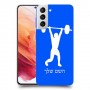 הרמת משקולות כיסוי מגן קשיח בעיצוב אישי עם השם שלך ל Samsung Galaxy S21 5G יחידה אחת סקרין מובייל