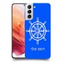 הגה - קפטן - ים כיסוי מגן קשיח בעיצוב אישי עם השם שלך ל Samsung Galaxy S21 5G יחידה אחת סקרין מובייל