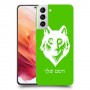 זאב כיסוי מגן קשיח בעיצוב אישי עם השם שלך ל Samsung Galaxy S21 5G יחידה אחת סקרין מובייל