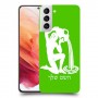 דלי כיסוי מגן קשיח בעיצוב אישי עם השם שלך ל Samsung Galaxy S21 5G יחידה אחת סקרין מובייל