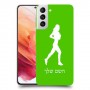 ג'וגלין - אישה כיסוי מגן קשיח בעיצוב אישי עם השם שלך ל Samsung Galaxy S21 5G יחידה אחת סקרין מובייל