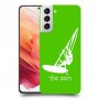 גלישת מפרש כיסוי מגן קשיח בעיצוב אישי עם השם שלך ל Samsung Galaxy S21 5G יחידה אחת סקרין מובייל