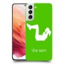 אימון ספורט - אישה כיסוי מגן קשיח בעיצוב אישי עם השם שלך ל Samsung Galaxy S21 5G יחידה אחת סקרין מובייל