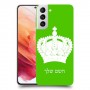 כתר מלכותי כיסוי מגן קשיח בעיצוב אישי עם השם שלך ל Samsung Galaxy S21 5G יחידה אחת סקרין מובייל