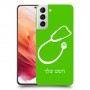 רופא סטטוסקופ כיסוי מגן קשיח בעיצוב אישי עם השם שלך ל Samsung Galaxy S21 5G יחידה אחת סקרין מובייל