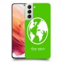 עולם כיסוי מגן קשיח בעיצוב אישי עם השם שלך ל Samsung Galaxy S21 5G יחידה אחת סקרין מובייל