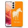 זברה כיסוי מגן קשיח בעיצוב אישי עם השם שלך ל Samsung Galaxy S21 5G יחידה אחת סקרין מובייל