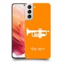 חצוצרה כיסוי מגן קשיח בעיצוב אישי עם השם שלך ל Samsung Galaxy S21 5G יחידה אחת סקרין מובייל