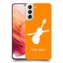 כינור כיסוי מגן קשיח בעיצוב אישי עם השם שלך ל Samsung Galaxy S21 5G יחידה אחת סקרין מובייל