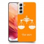 מאזניים כיסוי מגן קשיח בעיצוב אישי עם השם שלך ל Samsung Galaxy S21 5G יחידה אחת סקרין מובייל